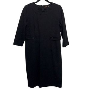 Adrienne Vittadini Black 3/4 sleeve dress